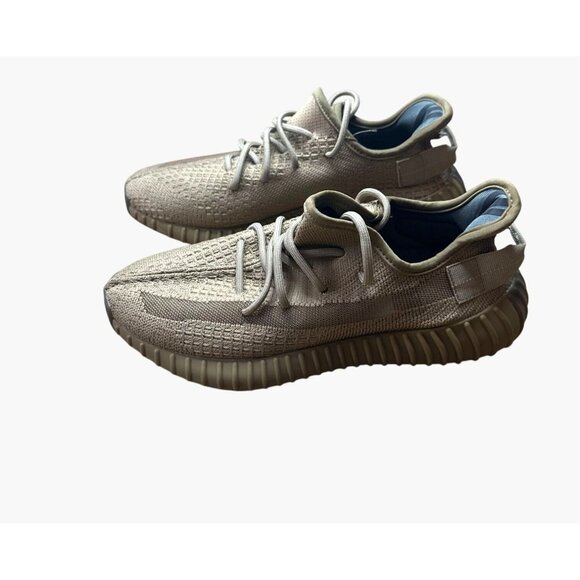 Adidas Yeezy Boost 350 V2 Earth Men's Knit Sport Shoe Sneakers Brown Tans - Picture 14 of 15